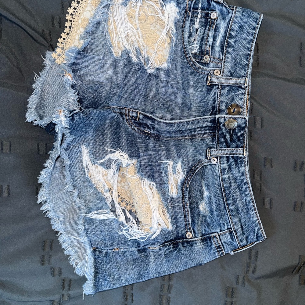 American Eagle Distressed Denim Women Shorts